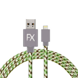 AQ Charging Lead USB to Lightning Cable Nylon Braided 3M - CAMOUFLAGE