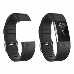 Aquarius Classic Fitbit Charge-2 Replacement Band - Black-Small