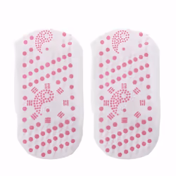 Tourmaline Magnetic Health Socks, White