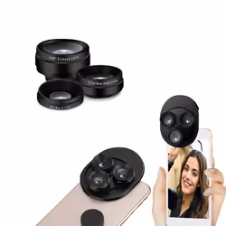 Aquarius Universal 3 in 1 Camera lens With Fisheye Lens & Wide Angle