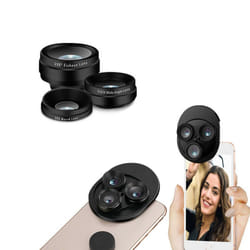 Aquarius Universal 3 in 1 Camera lens With Fisheye Lens & Wide Angle