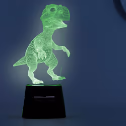 3D Bluetooth Speaker/led Hologram Lamp- Dinosaur