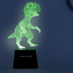 3D Bluetooth Speaker/led Hologram Lamp- Dinosaur