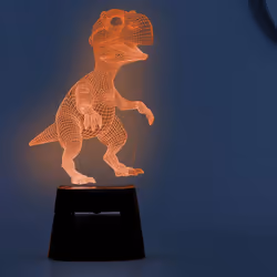 3D Bluetooth Speaker/led Hologram Lamp- Dinosaur