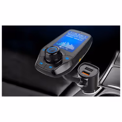 Aquarius Car Bluetooth Fm Transmitter 1.8 Screen