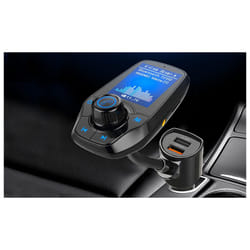 Aquarius Car Bluetooth Fm Transmitter 1.8 Screen