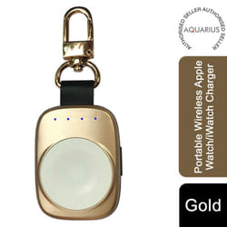 Aquarius Portable Wireless Apple Watch/iWatch Charger - Gold