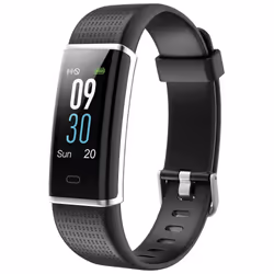 Aquarius AQ200 Color Screen Heart Rate & Sleep Monitor Tracker - Black