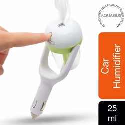 Mini 12V Car Steam Humidifier Air Purifier Aroma Diffuser - Green
