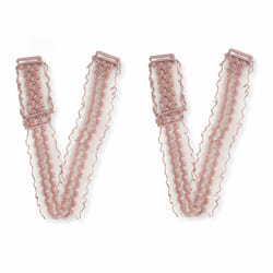 Flo Invisible Shoulder Lace Adjustable Bra Strap - Pink