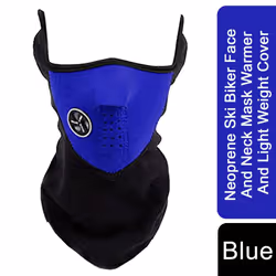 Trixes Blue Face Mask & Neck Warmer | Cold Weather Clothing
