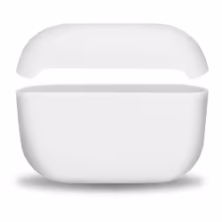 Airpods Pro Case Scratch-Absorbing Protecting Cover, White, 1pk