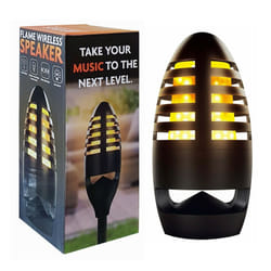 Aquarius Rechargeable LED Flame Bluetooth Speaker For Indoor & Outdoor Use