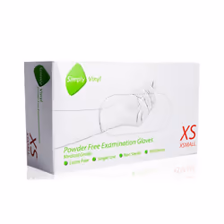 Children's Multipurpose Gloves, Vinyl Clear, 100 Pack (Age 6-10 Years)
