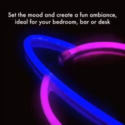 Aquarius Neon Planet Shape Colorful LED Night Light