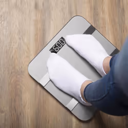 Aquarius 16 in 1 Health Smart Body Analysis Weighing Scale, Silver