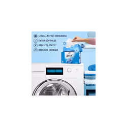 2 Pack of Lenor Tumble Dryer Fabric Conditioner Sheets Spring Awakening, 34 Sheets for Clean & Soft Fabrics and Essential Fragrance with Revitalising