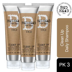 Bed Head Tigi Clean Up Daily Shampoo for Men 250ml - Buy 3