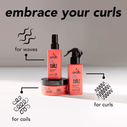 Schwarzkopf Got2b Got Curlz Coil Refreshing Cream, 3x200ml