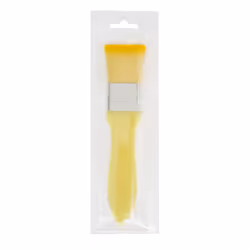 3x Aquarius Colourful Makeup Paintbrush Style Foundation Brush, Yellow