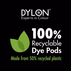DYLON Wash & Dye Fabric Dye, Intense Black, 2 Packs of 350g