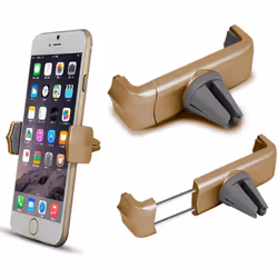 Aquarius Car Phone Holder Air Vent Mount , Gold - 2x