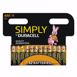 Duracell Simply AAA Non Rechargeable Batteries, 24 Pack