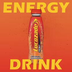 Lucozade Original & Orange Sparkling Energy Drink, 3x380ml