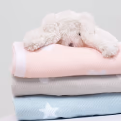 Katie Loxton Childrens Small 39.25 x 27.5 All Cotton Knit Throw Blanket in Pink