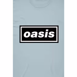 Oasis Decca Logo Skinny Fit T Shirt - L, Blue