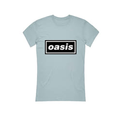 Oasis Decca Logo Skinny Fit T Shirt - XXL, Blue