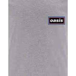 Oasis T Shirt Lines Band Logo new Official Mens Grey - XL