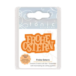 Tonic Studios - Frohe Ostern Deutsche GrÃ¼Ãe Stanzschablone - 2103E