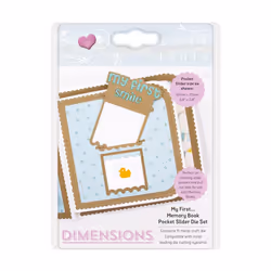 Tonic Studios - Dimensions - My First Memory Book Pocket Slider Die Set - 2507E