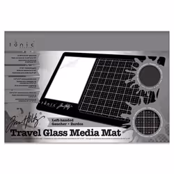 Tim Holtz - Travel Glass Media Mat - Left Handed - 2632e