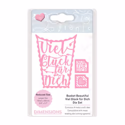 Tonic Studios - Basket Beautiful Viel Gulck Fur Dich - Stanzschablonen Set - 2795E