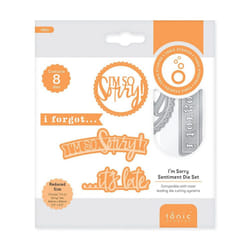 I'm sorry... Sentiment Die Set - 3262E