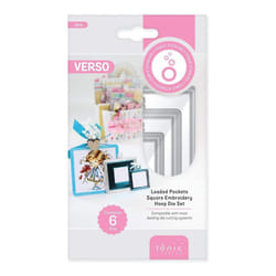 Tonic Studios - Loaded Pockets - Square Embroidery Hoop - 3924E
