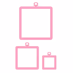 Tonic Studios - Loaded Pockets - Square Embroidery Hoop - 3924E