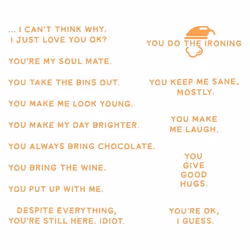 Tonic Studios - I Love You Because Stamp Set - 4133E