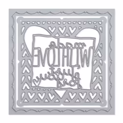 Tonic Studios - Made With Love Patchwork Die Set  - 4422E