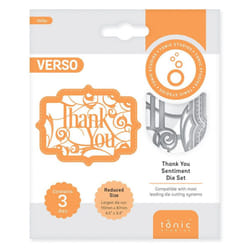 Thank You Sentiment Die Set - 4505E