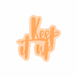 Tonic Studios - Keep It Up! Sentiment Die Set - 4520E
