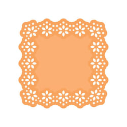 Floral Square Die Set - 4685E