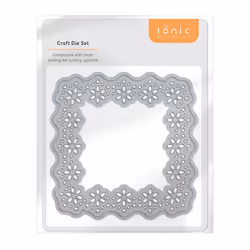 Floral Square Die Set - 4685E