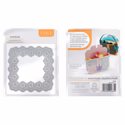 Floral Square Die Set - 4685E