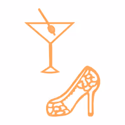 Party Heels & Cocktails Die Set - 4707E
