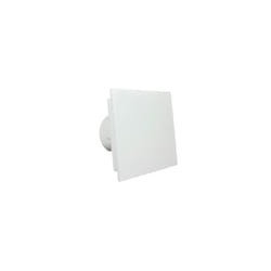 SHIELD 100 mm Bathroom Extractor Fan with Pull Cord Switch and Timer with 4'' Modern Stylish White Cover for Silent Home Ventilation Timed