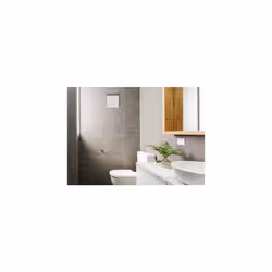SHIELD 100 mm Bathroom Extractor Fan with Pull Cord Switch and Timer with 4'' Modern Stylish White Cover for Silent Home Ventilation Timed