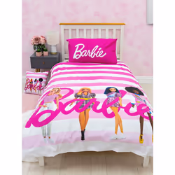 Barbie Sweet Single Duvet Cover and Pillowcase Set